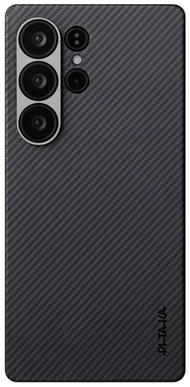 Pitaka Ultra-Slim Case Classic Twill 600D Black/Grey for Samsung Galaxy S25 Ultra